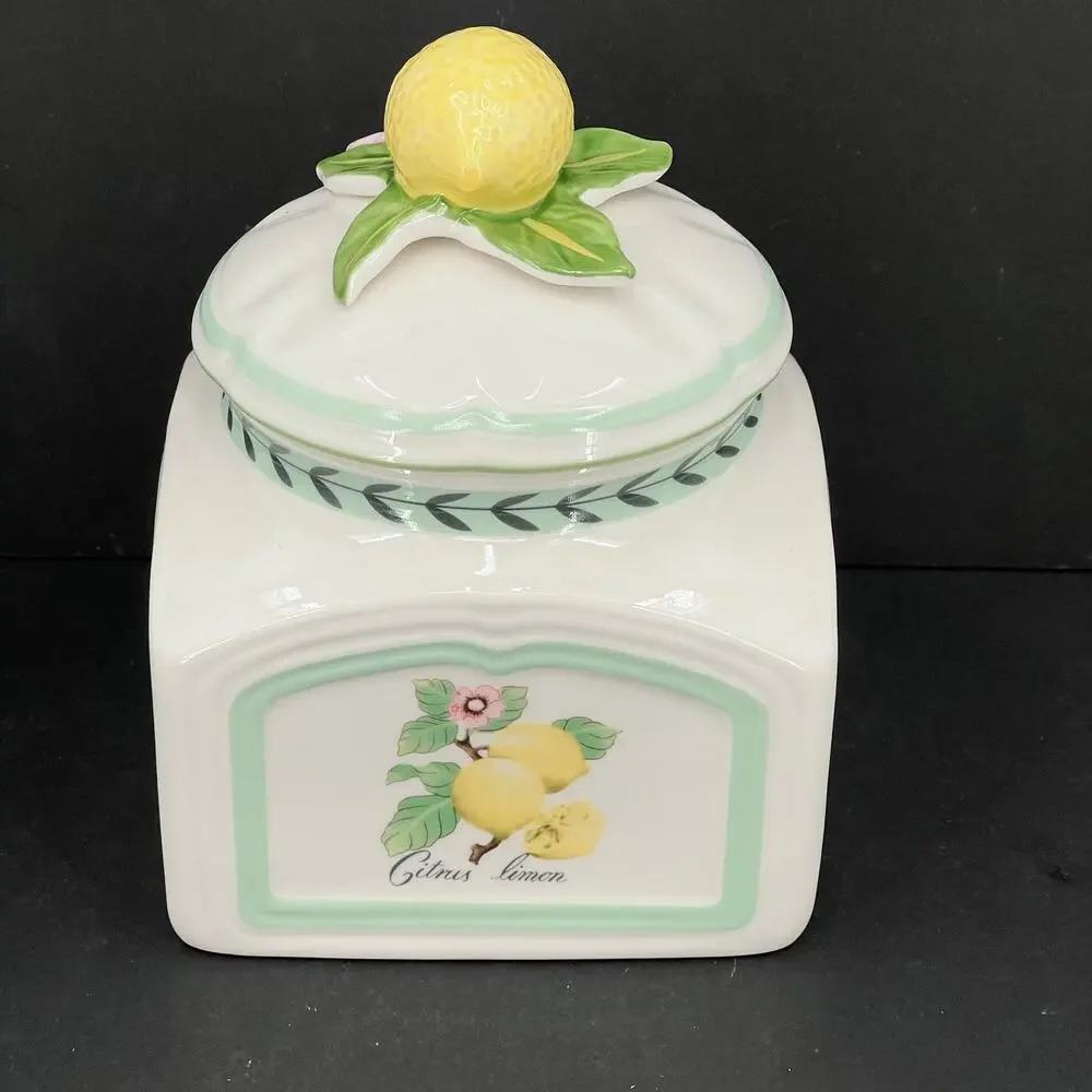 Villeroy & Boch French Garden Charm Citrus small canister